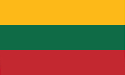 Image showing Flag of Lithuania