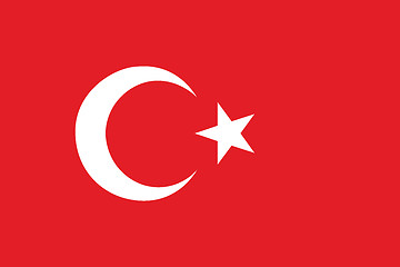 Image showing Flag of Turkey 