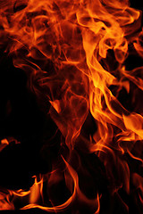 Image showing fire background