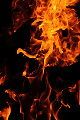 Image showing fire background