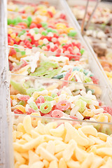 Image showing delicious assortement of sweets on market