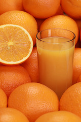 Image showing Fresh orange juice