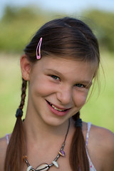 Image showing Smiling young girl