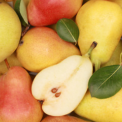 Image showing Ripe pears