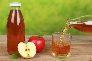 Image showing Apple juice