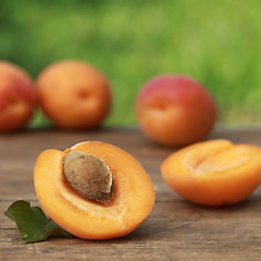 Image showing Fresh apricots