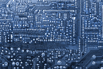 Image showing Blue circuit board