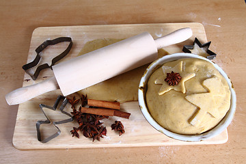 Image showing preparing ginger bread