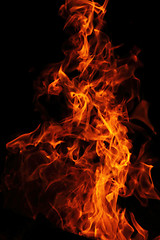 Image showing fire background