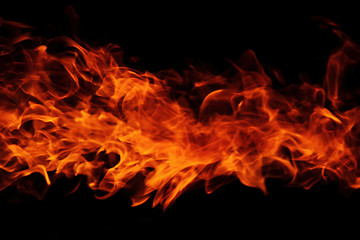 Image showing fire background