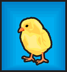 Image showing Clip art new born chiken