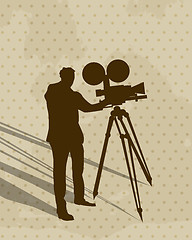 Image showing Camera man