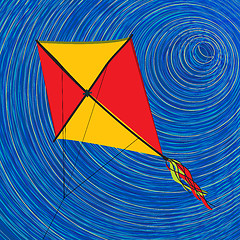 Image showing Graphic kite