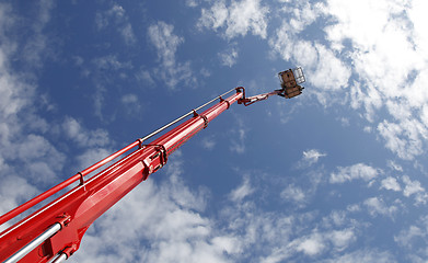 Image showing mobile crane.