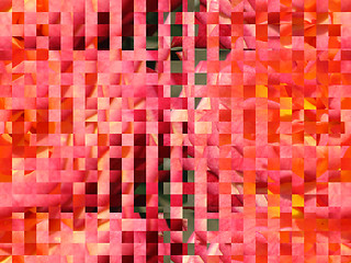 Image showing Red abstract background with strips