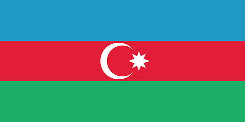 Image showing Flag of Azerbaijan