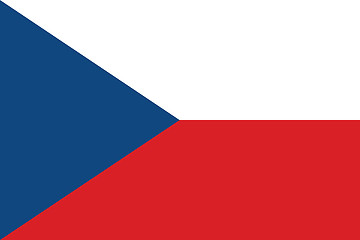 Image showing Flag of Czech Republic 