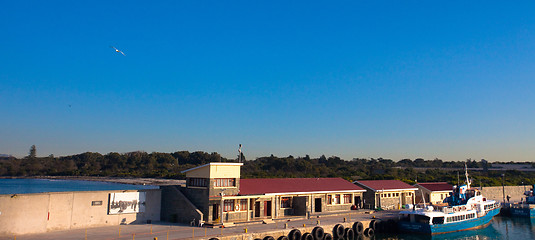 Image showing Dock at Robben Island Prison