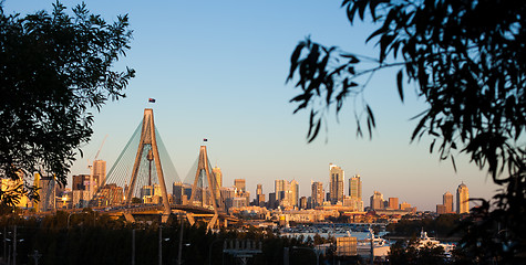 Image showing Anzac Bridge