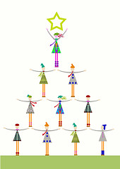 Image showing Christmas tree 