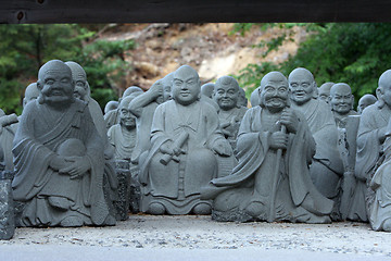 Image showing Little buddhas