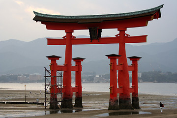 Image showing Miyajima tori