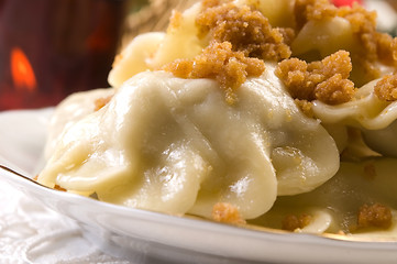 Image showing Pierogi. Polish dish 