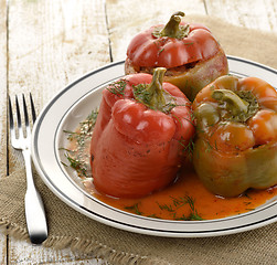 Image showing Stuffed Sweet Peppers