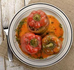 Image showing Stuffed Sweet Peppers