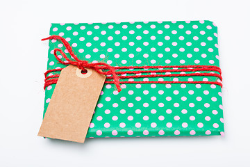 Image showing Christmas gift with tag