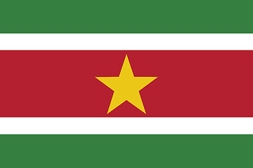 Image showing Flag of Suriname