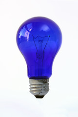 Image showing Blue bulb