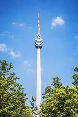 Image showing tv broadcasting tower