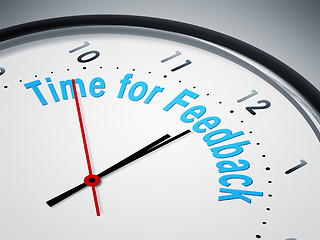 Image showing time for feedback