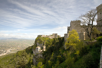 Image showing fortress of Erice