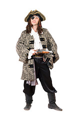 Image showing Man dressed as pirate