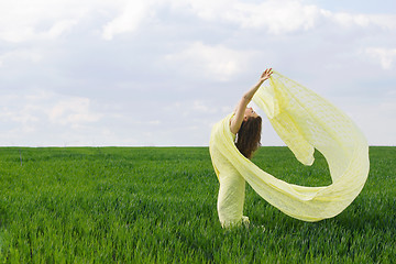 Image showing Cute girl dancing