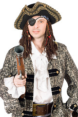 Image showing man dressed as pirate