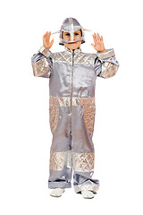 Image showing Boy in astronaut costume