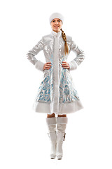 Image showing Lovely smiling Snow Maiden