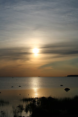 Image showing Golden sunset