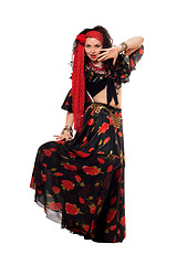 Image showing Sensual gypsy woman