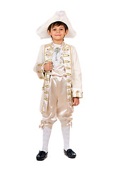 Image showing Boy in a historical costume