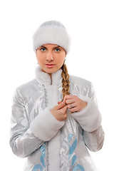 Image showing Portrait of a lovely Snow Maiden