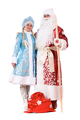 Image showing Russian Christmas characters. Isolated