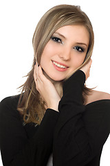 Image showing Portrait of a lovely young woman