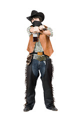 Image showing Cowboy with a gun