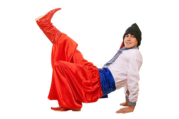 Image showing Guy in the Ukrainian national costume