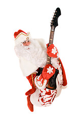 Image showing Mad Ded Moroz with a broken guitar