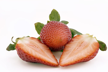 Image showing strawberries group